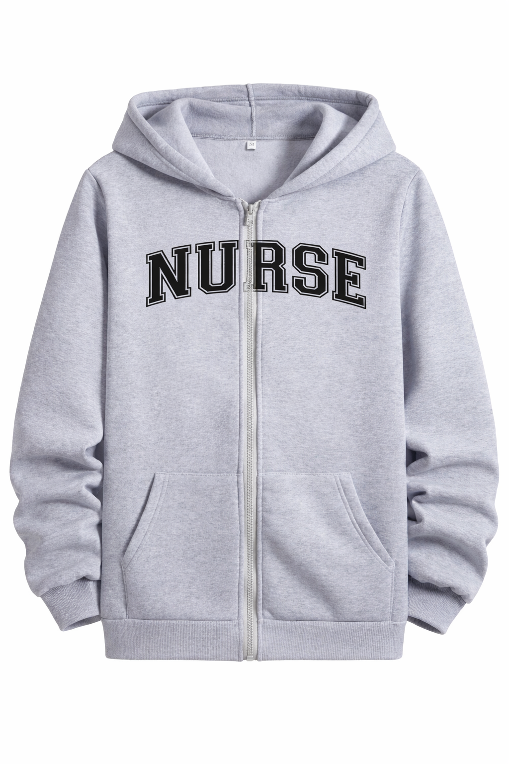 Felpa Nurse Uomo con Zip e Cappuccio per Infermiere