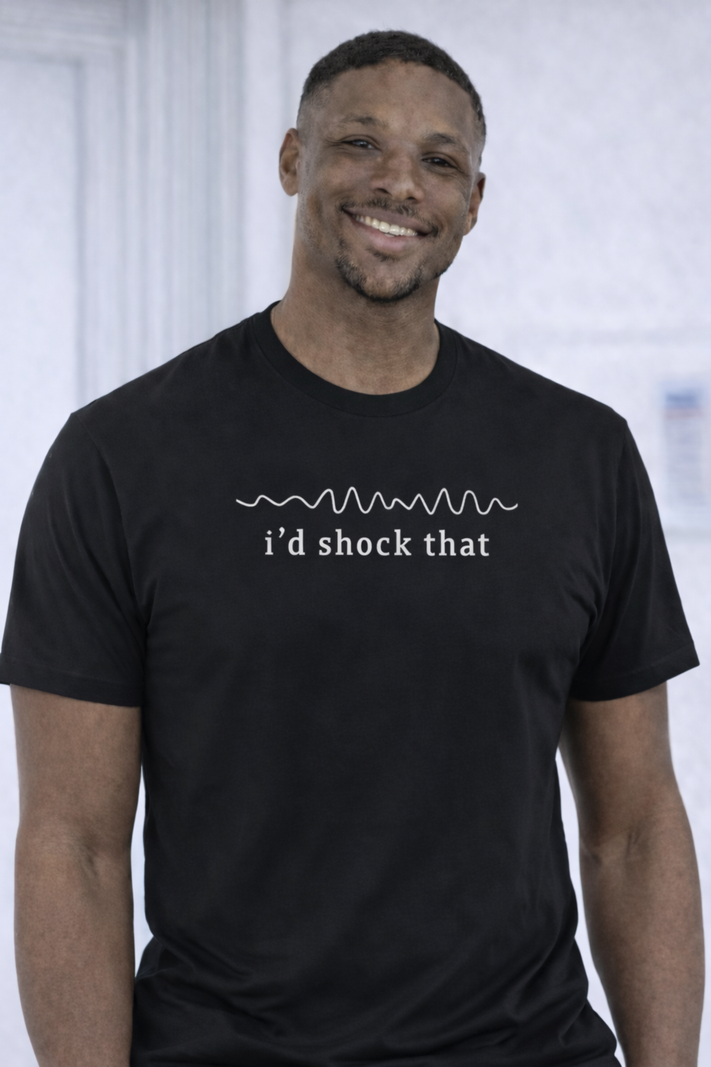 T-shirt Shock Uomo per Medici, Cardiologi, Infermieri, Operatori Sanitari