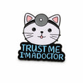 Spilla Trust Me, I'm A Doctor Gatto per Medici, Chirurghi, Dottori