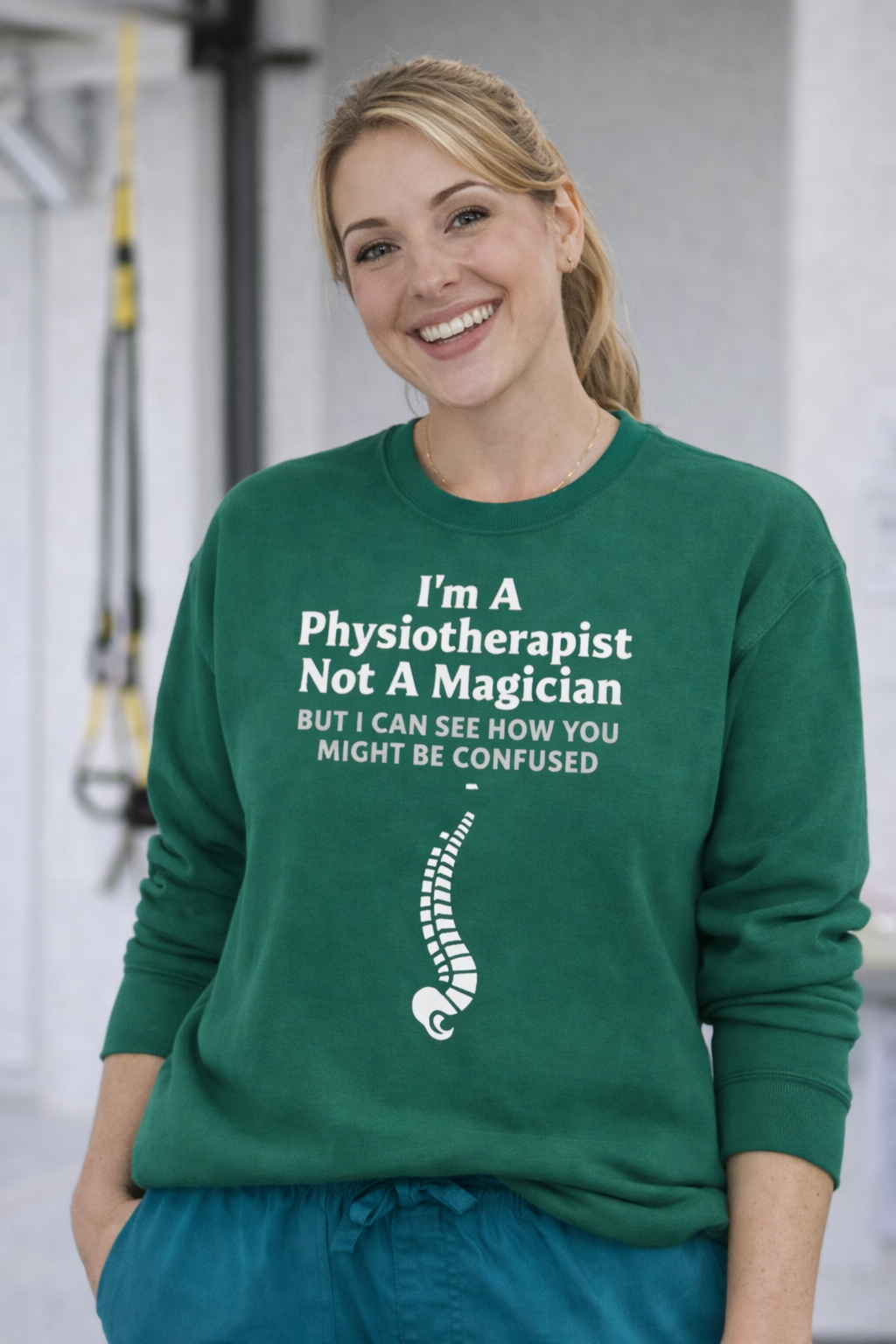 Felpa Physioterapist, Not A Magician Donna per Fisioterapista