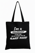 Borsa Tote Physio Attitude in Cotone per Fisioterapisti