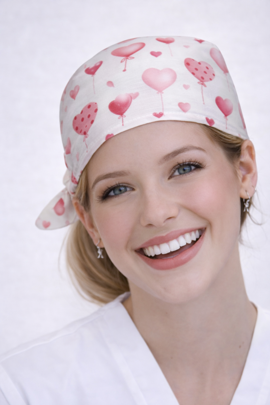 Cuffietta Chirurgica Cuori in Volo per Infermieri, Medici, Chirurghi, Operatori Sanitari
