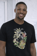 T-shirt Floral Heart Uomo per Infermieri, Medici, Operatori Sanitari