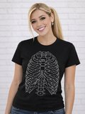 T-shirt Anatomy Core Donna per Fisioterapista, Medico, Ortopedico, Infermiera