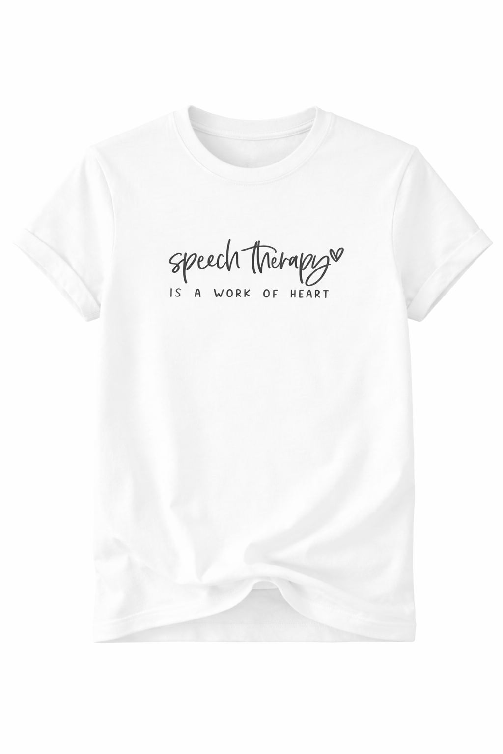 T-shirt Speech Heart Donna per Logopedista, Terapista della Parola