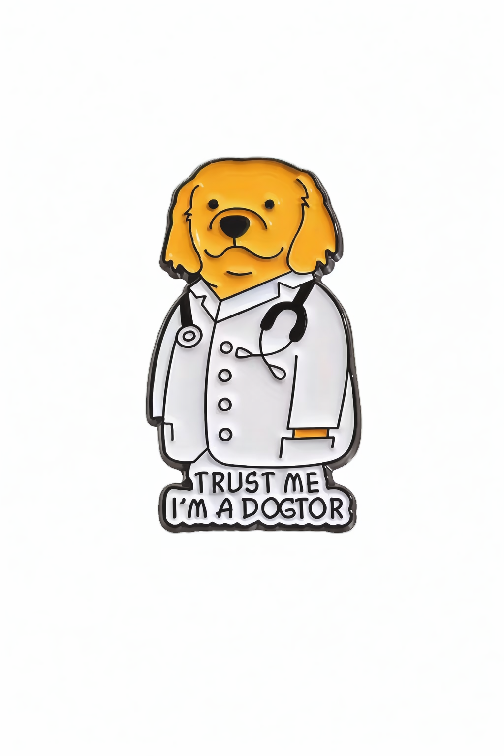 Spilla Trust Me, I'm A Dogtor per Medici, Chirurghi, Dottori