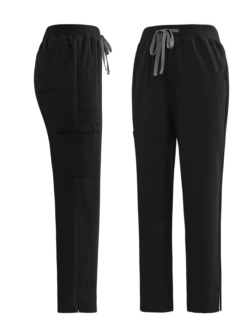 Scrub da Donna - Top con Scollo a V e Tasche + Pantalone