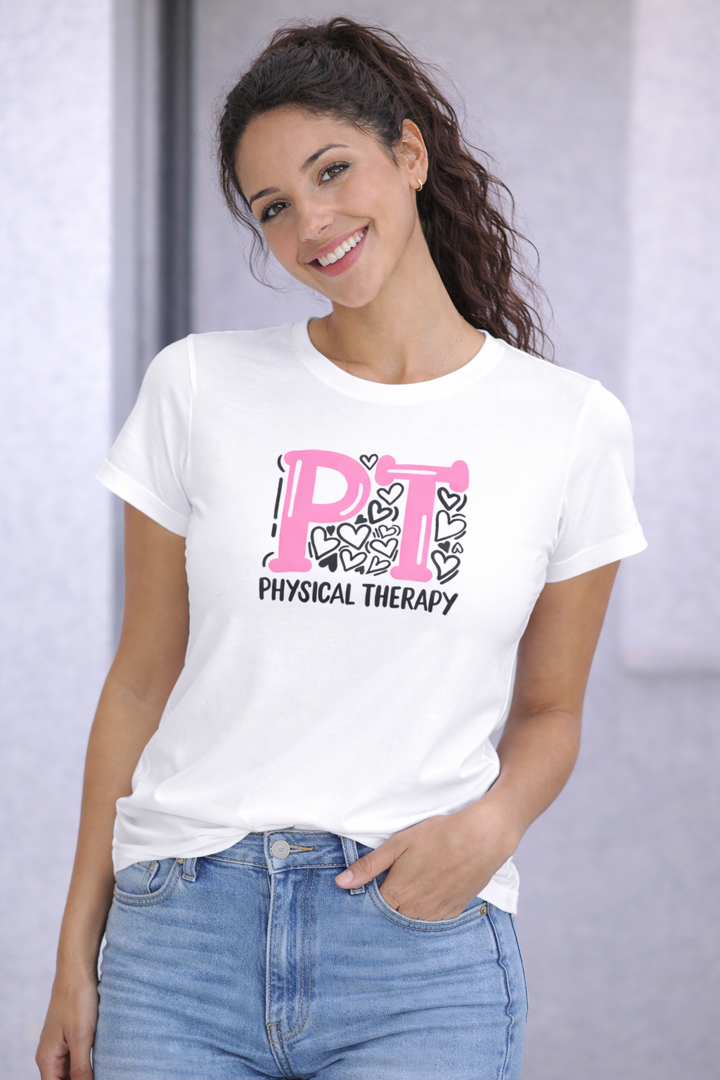 T-shirt Physical Therapy Donna per Fisioterapista, Terapista della Riabilitazione