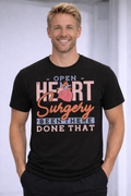 T-shirt Open Heart Uomo per Medici, Cardiologi, Infermieri, Operatori Sanitari