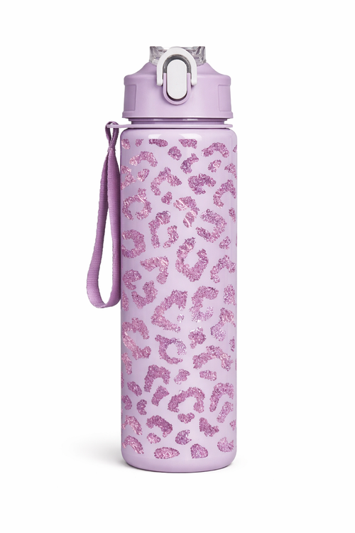Borraccia LeoLove in Plastica 750ml con Cannuccia