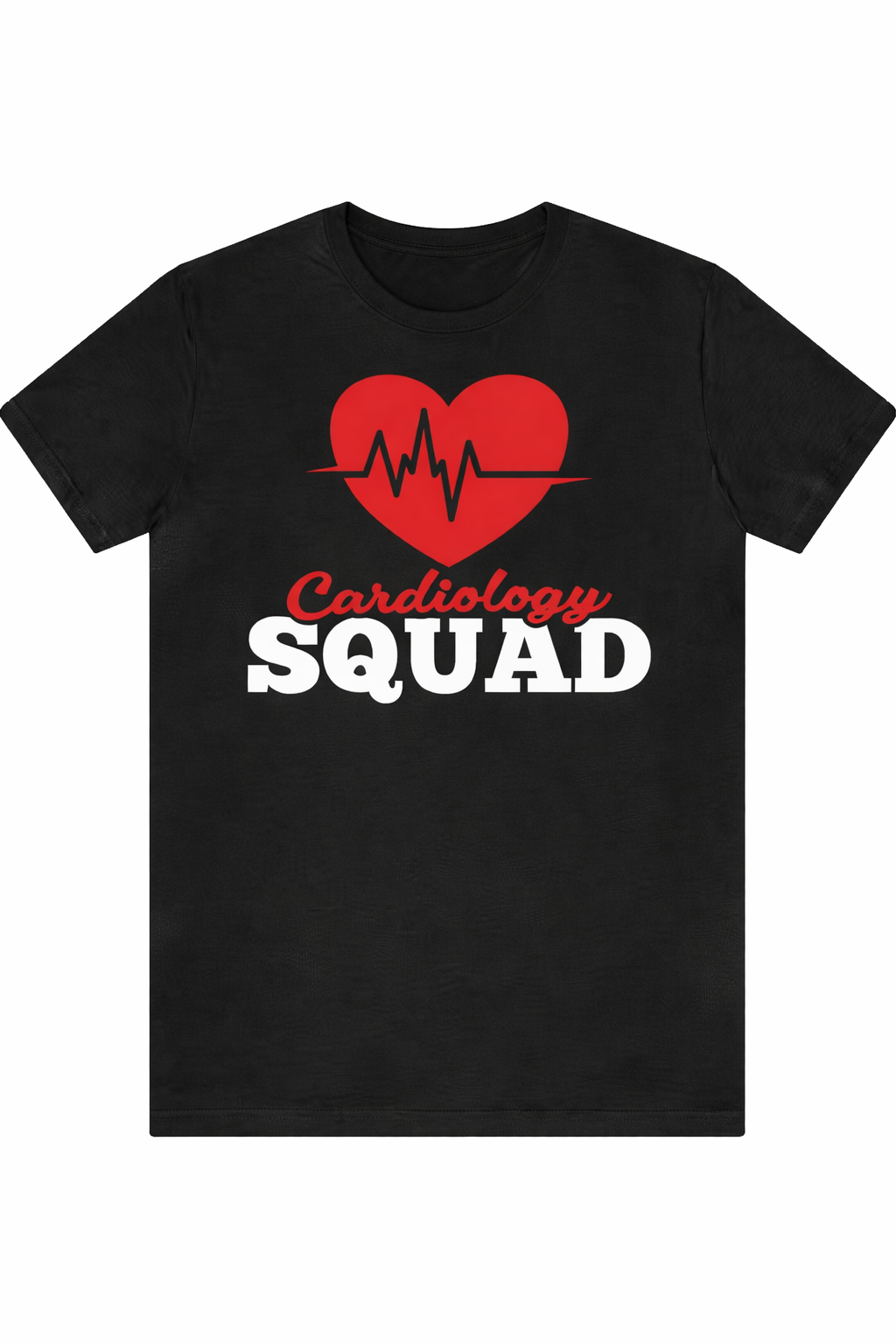 T-shirt Cardiology Squad Uomo per Medici, Cardiologi, Infermieri, Operatori Sanitari