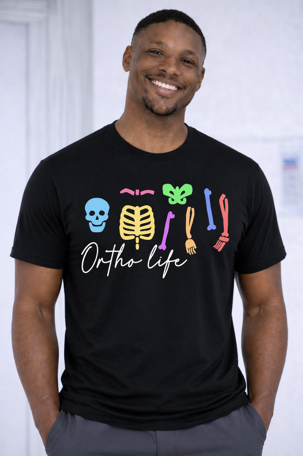 T-shirt Ortho Life Uomo per Medico, Ortopedico, Chirurgo, Infermiere