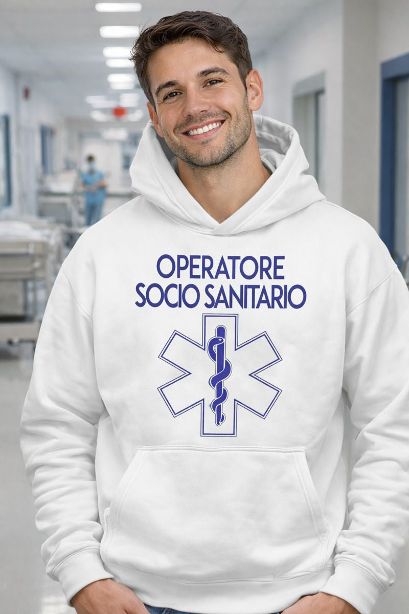 Felpa OSS Uomo per Operatori Socio Sanitari