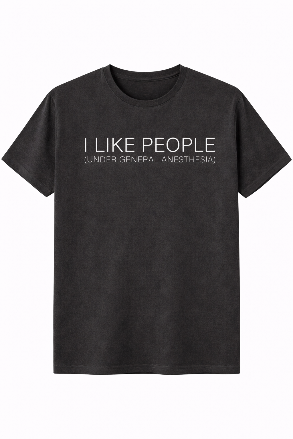 T shirt I Like People Donna per Medico, Anestesista, Infermiera, Operatrice Sanitaria