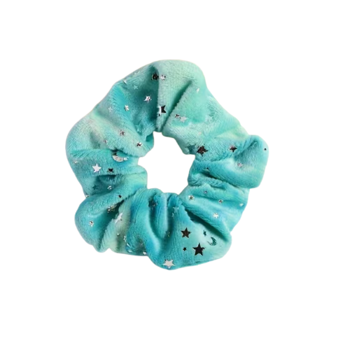 Scrunchie in Velluto Cielo Stellato per Infermieri, Medici, OSS, Operatori Sanitari