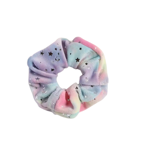 Scrunchie in Velluto Cielo Stellato per Infermieri, Medici, OSS, Operatori Sanitari