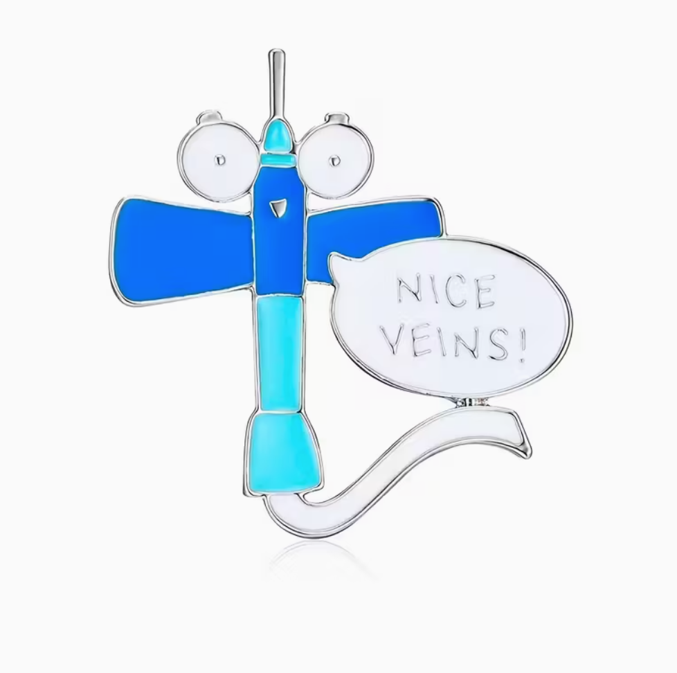 Spilla Nice Veins per Infermieri, Medici, Operatori Sanitari