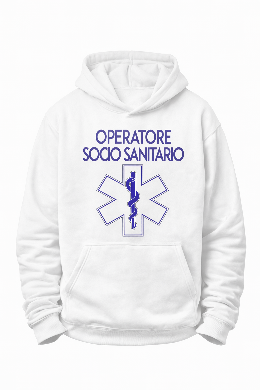 Felpa OSS Donna con Cappuccio per Operatori Socio Sanitari