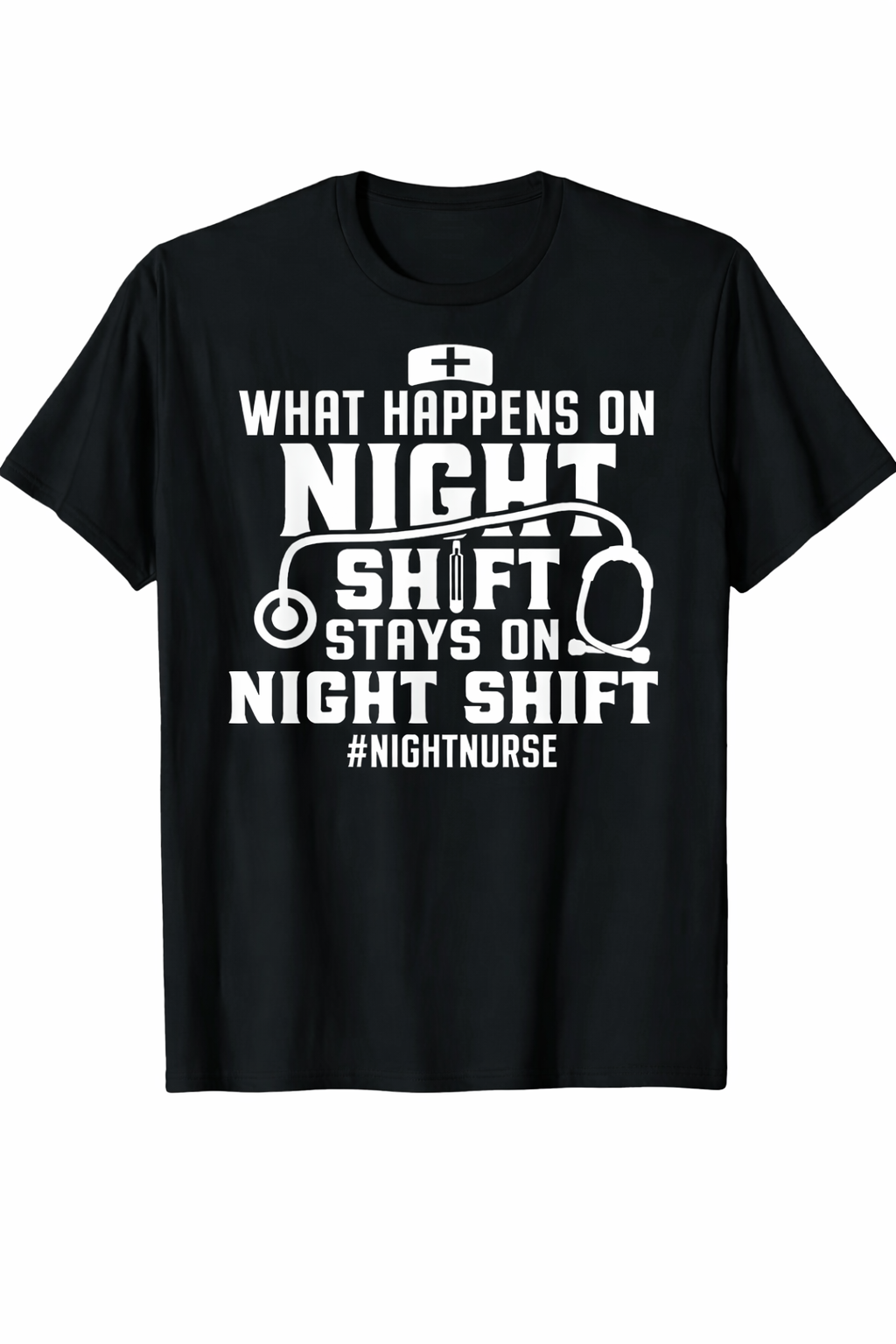 T-shirt Night Shift Uomo per Infermiere