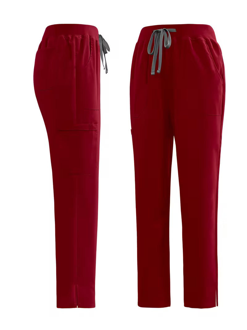 Scrub da Donna - Top con Scollo a V e Tasche + Pantalone