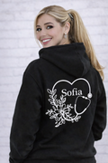 Felpa Urban Care Personalizzata con Nome Donna per Infermiera, Medico, Operatrice Sanitaria