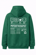 Felpa Physioterapist Uomo con Cappuccio per Fisioterapista