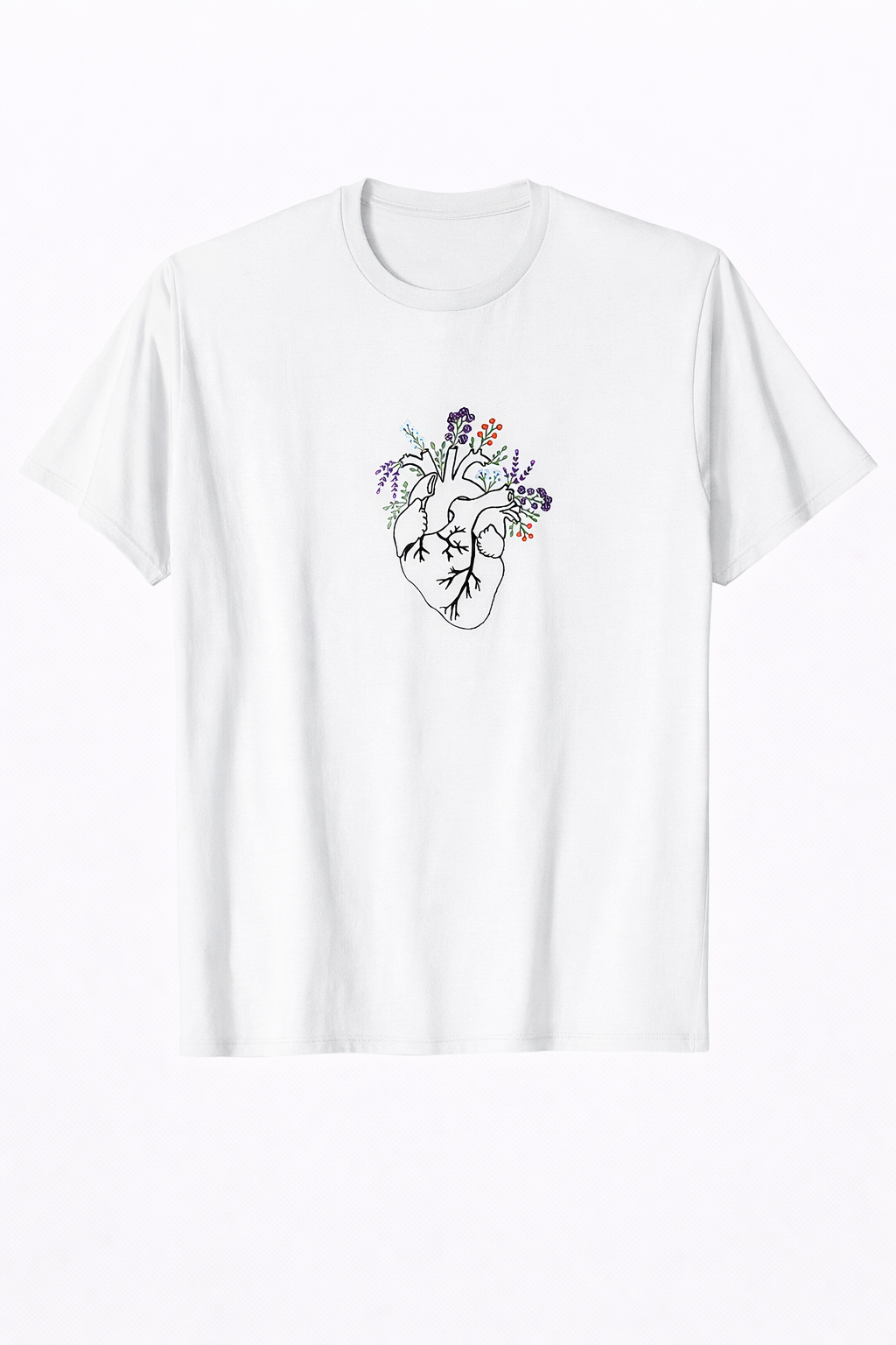 T-shirt Floral Anatomy Donna per Infermiera, Medico, Operatore Sanitario