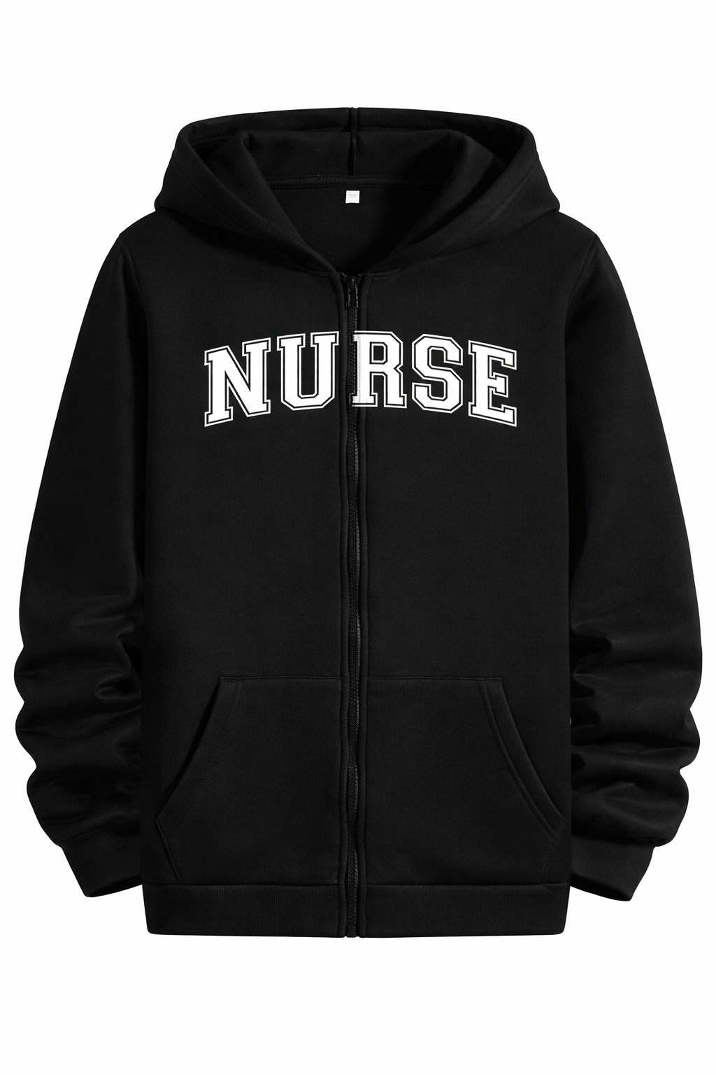 Felpa Nurse Uomo con Zip e Cappuccio per Infermiere