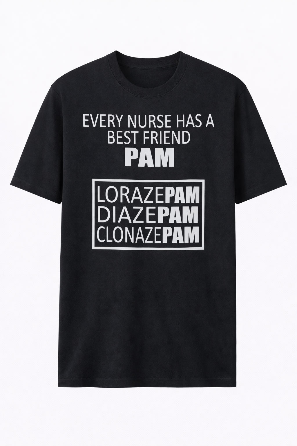 T-shirt Lorazepam Uomo in Cotone per Infermiere
