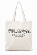 Borsa Tote Physio Icon in Tela per Fisioterapisti