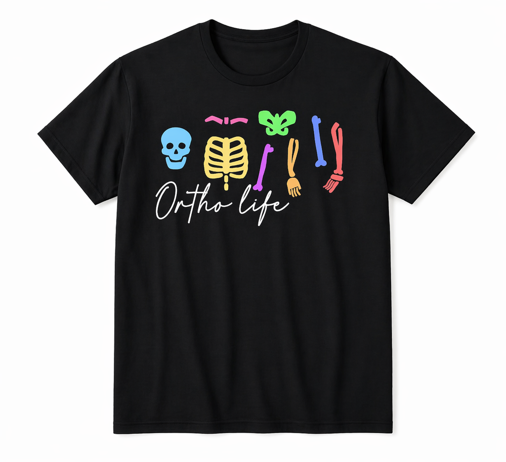 T-shirt Ortho Life Uomo per Medico, Ortopedico, Chirurgo, Infermiere