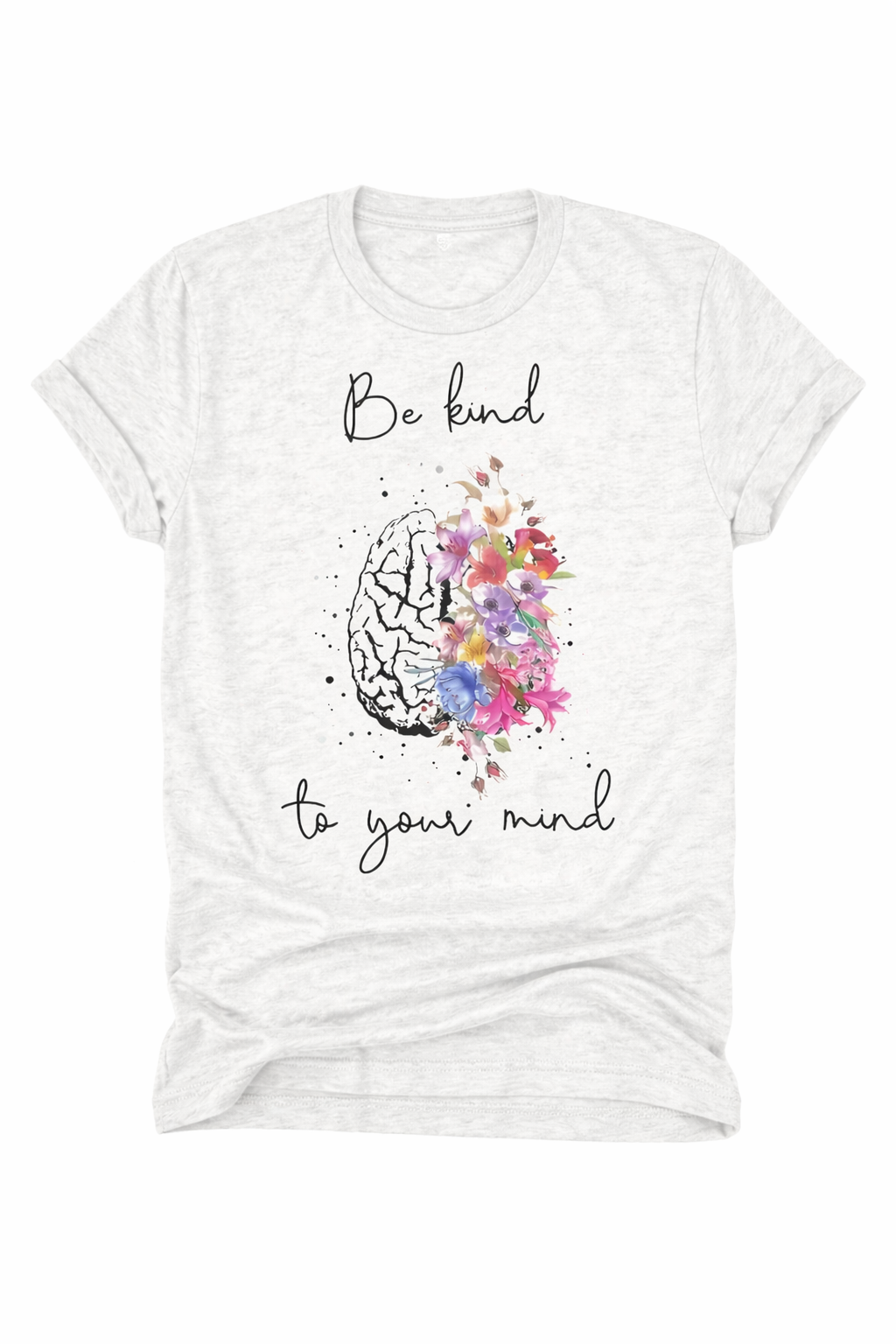 T-shirt Be Kind To Your Mind Donna per Operatori Sanitari, Psicologi, Educatori