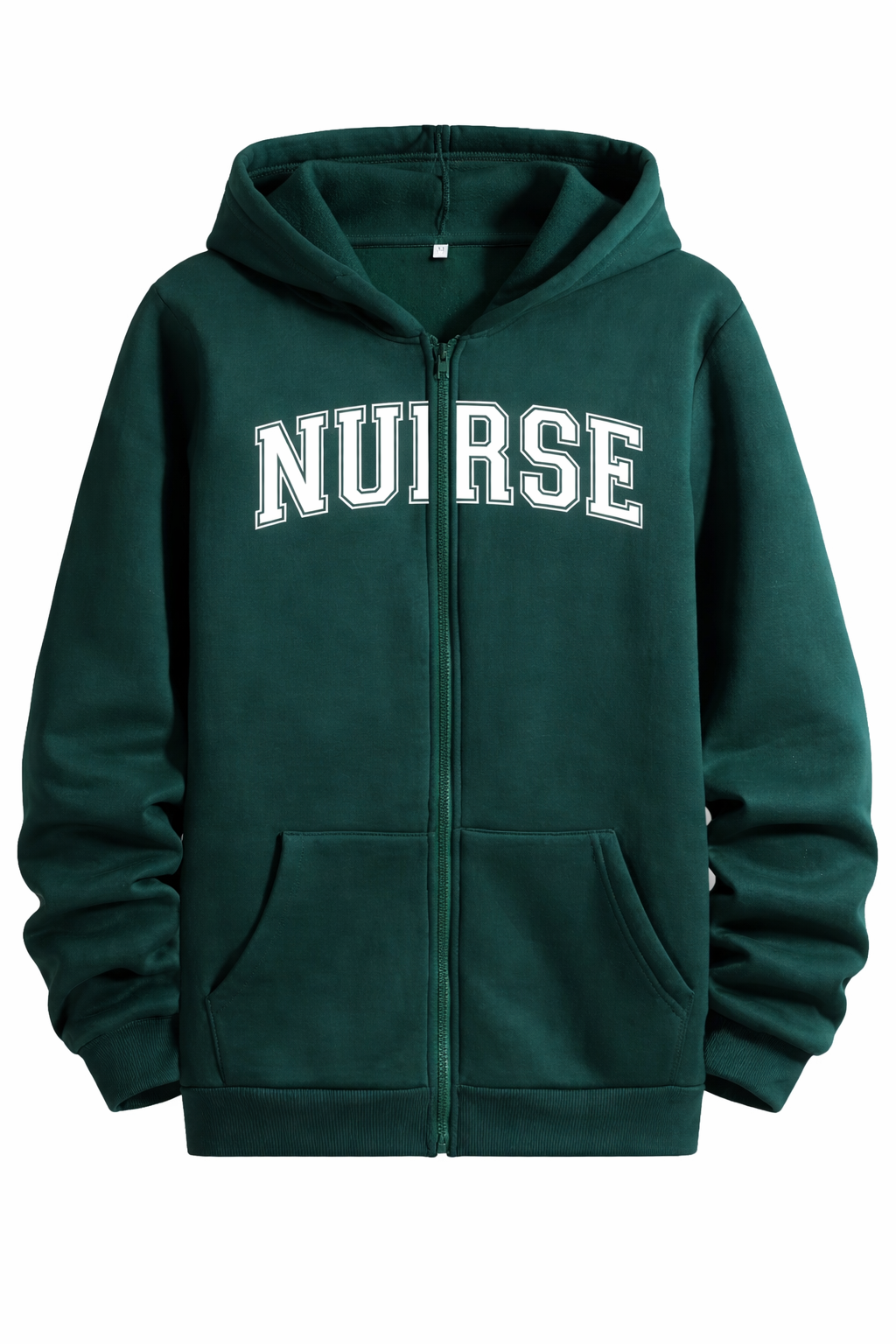 Felpa Nurse Uomo con Zip e Cappuccio per Infermiere