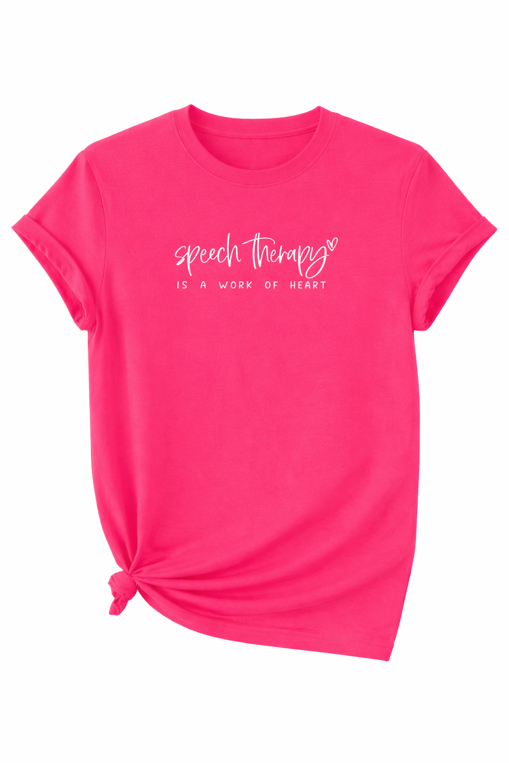 T-shirt Speech Heart Donna per Logopedista, Terapista della Parola