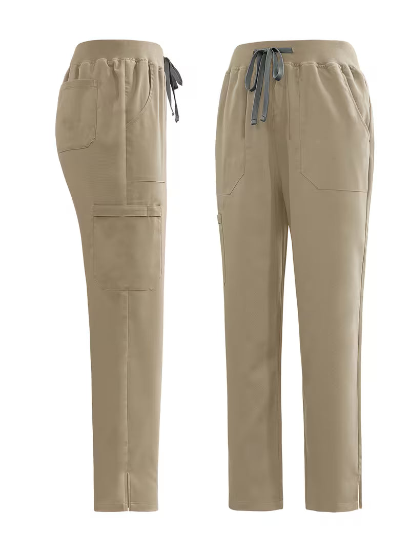 Scrub da Donna - Top con Scollo a V e Tasche + Pantalone