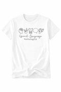 T-shirt Speech Language Donna per Logopedista, Terapista della Parola