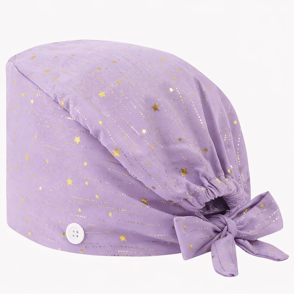 Cuffietta Chirurgica Lilla Celestiale per Infermieri, Medici, Chirurghi, Operatori Sanitari